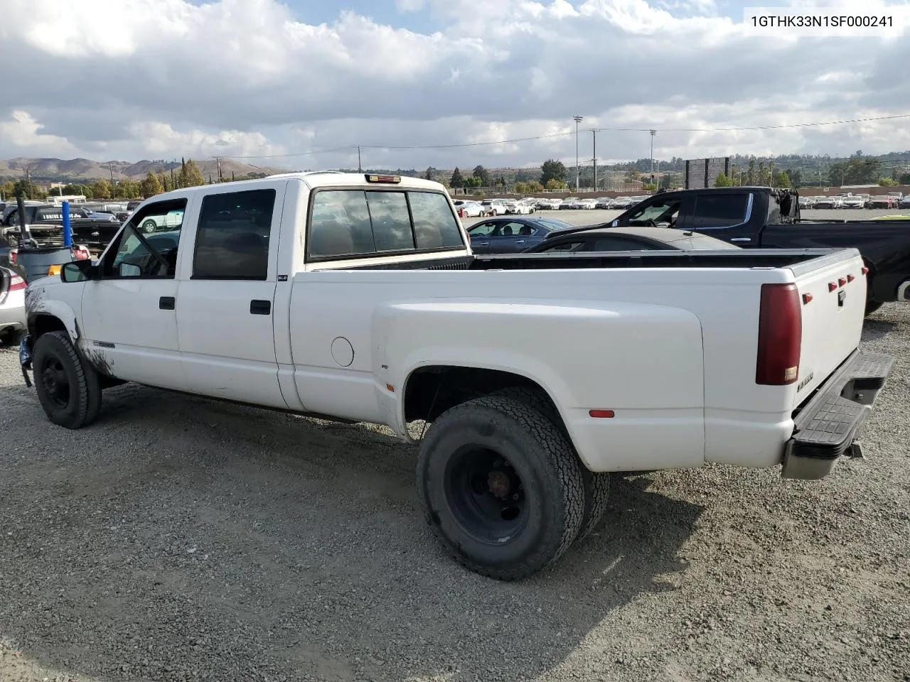 1995 GMC Sierra K3500 VIN: 1GTHK33N1SF000241 Lot: 77582284