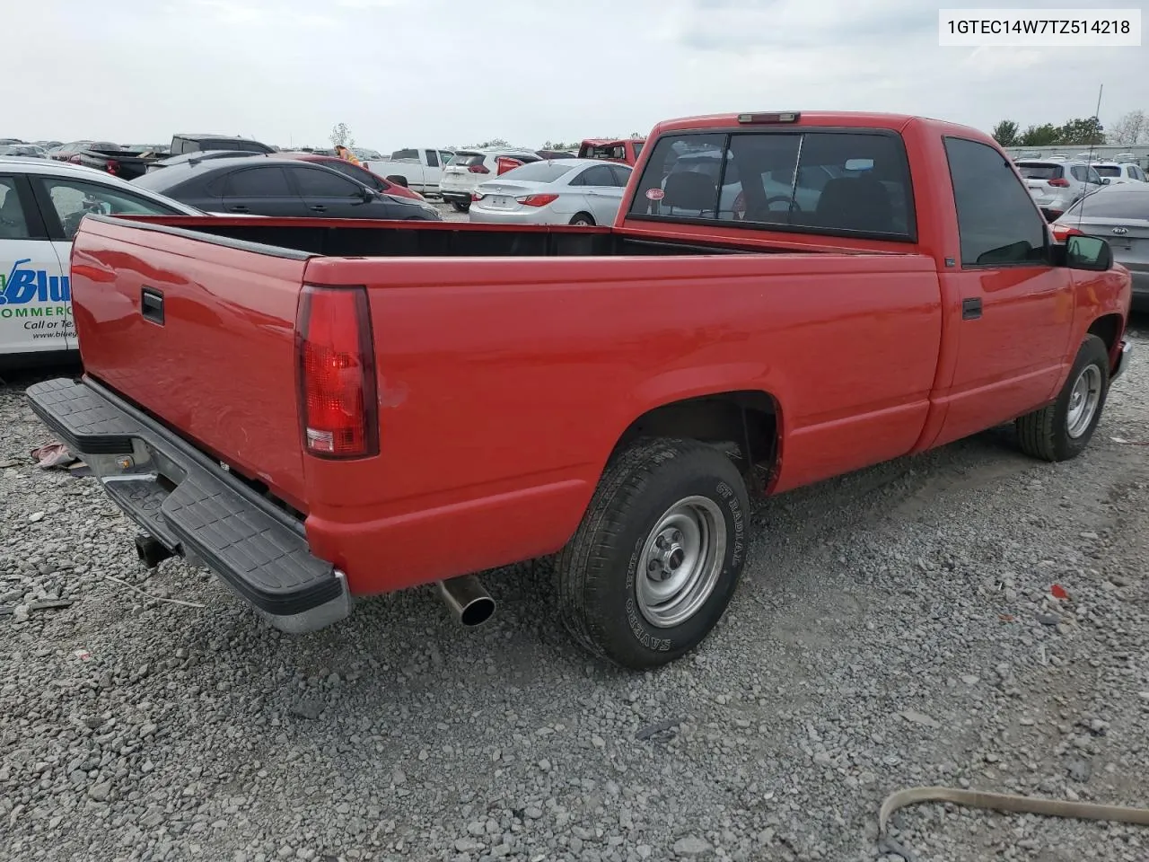 1996 GMC Sierra C1500 VIN: 1GTEC14W7TZ514218 Lot: 72534954