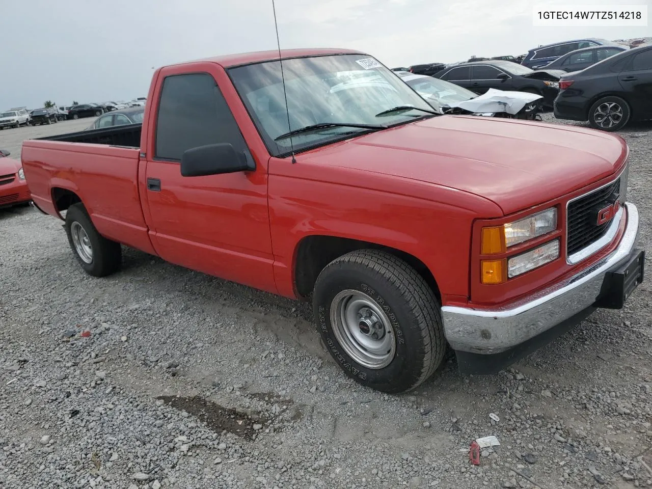 1996 GMC Sierra C1500 VIN: 1GTEC14W7TZ514218 Lot: 72534954