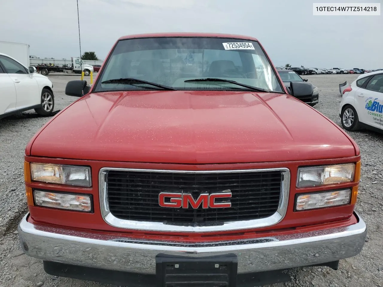 1996 GMC Sierra C1500 VIN: 1GTEC14W7TZ514218 Lot: 72534954