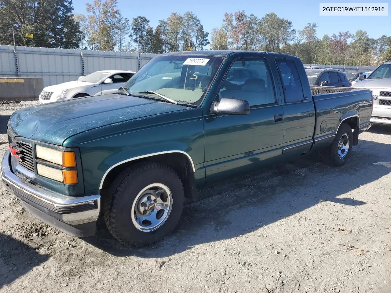 1996 GMC Sierra C1500 VIN: 2GTEC19W4T1542916 Lot: 75097274