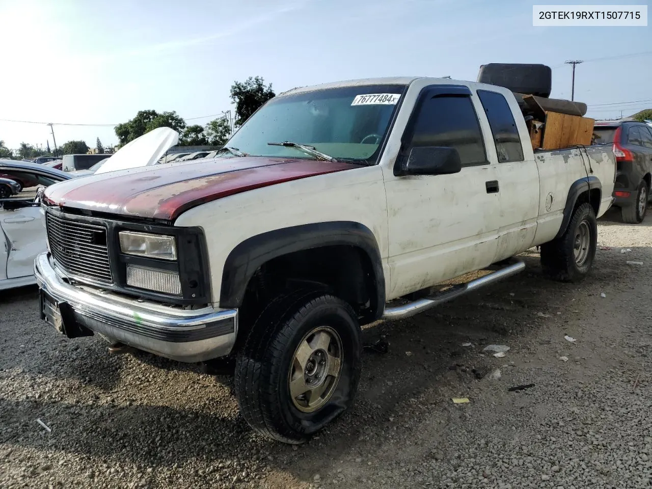 1996 GMC Sierra K1500 VIN: 2GTEK19RXT1507715 Lot: 76777484