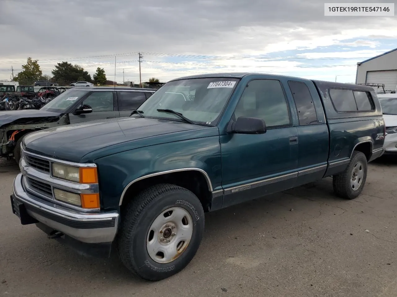 1996 GMC Sierra K1500 VIN: 1GTEK19R1TE547146 Lot: 77047304