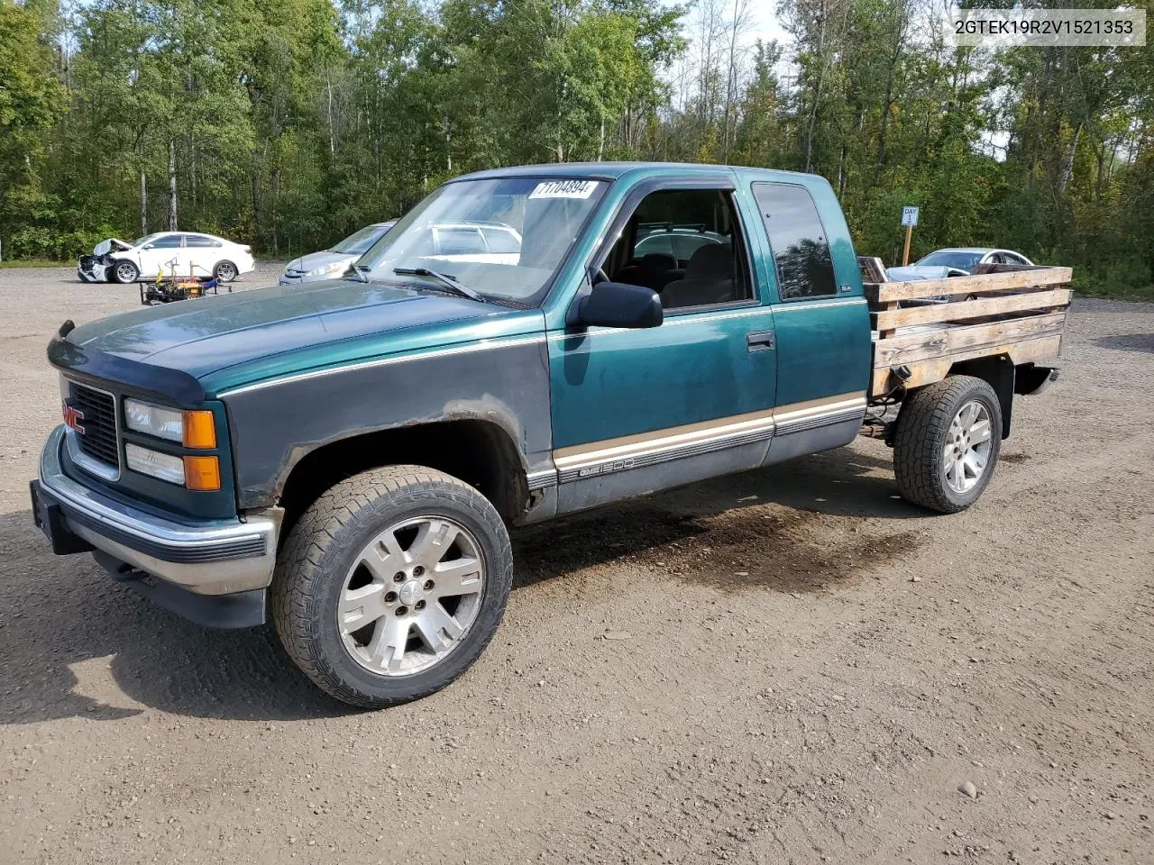 1997 GMC Sierra K1500 VIN: 2GTEK19R2V1521353 Lot: 71704894