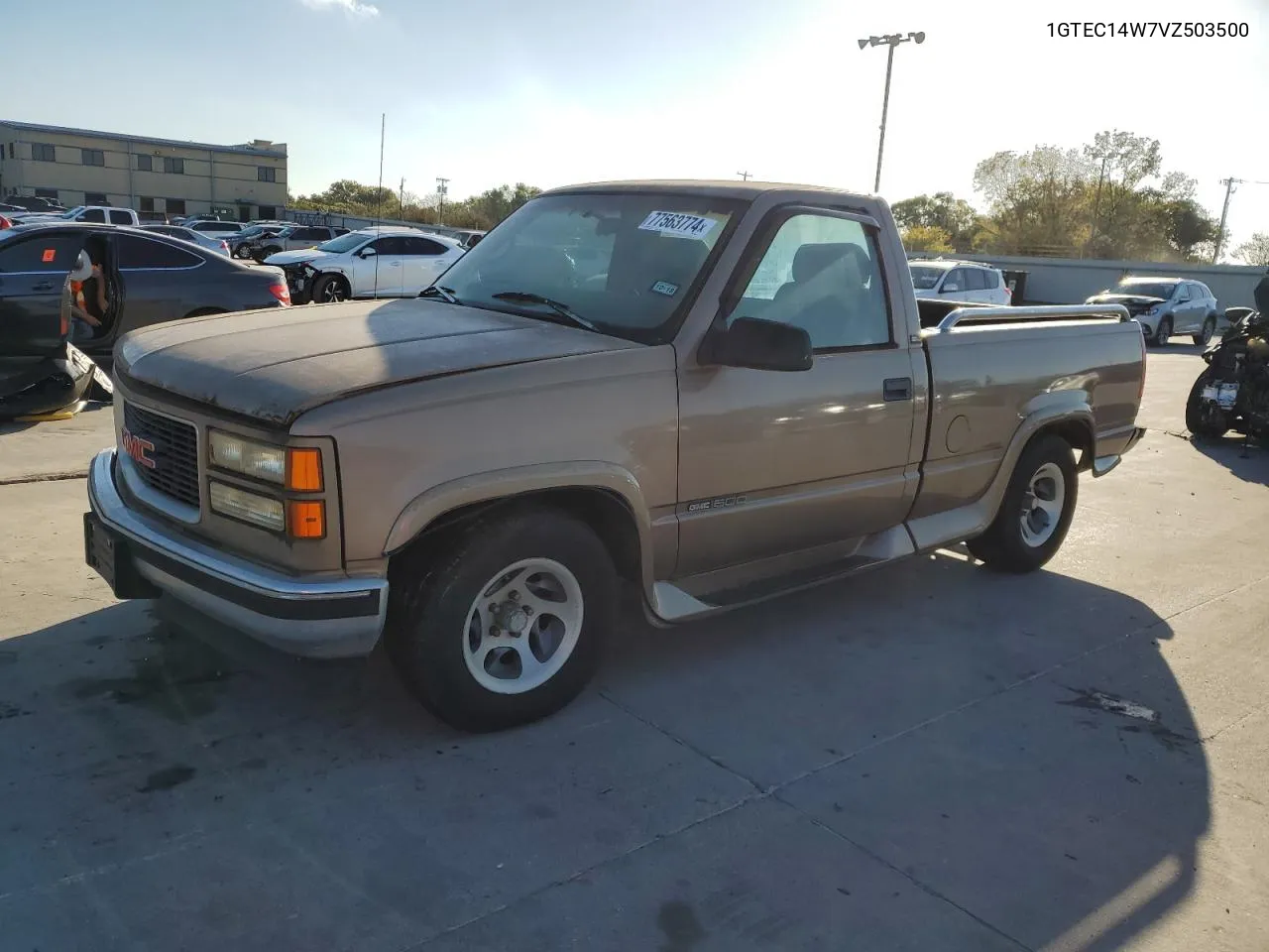 1997 GMC Sierra C1500 VIN: 1GTEC14W7VZ503500 Lot: 77563774