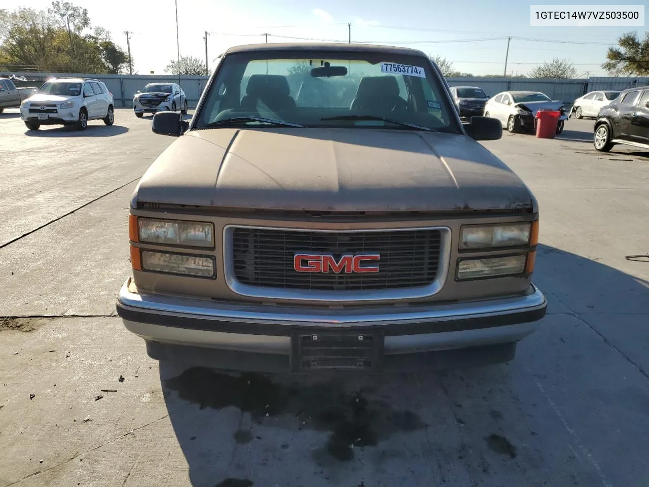 1997 GMC Sierra C1500 VIN: 1GTEC14W7VZ503500 Lot: 77563774