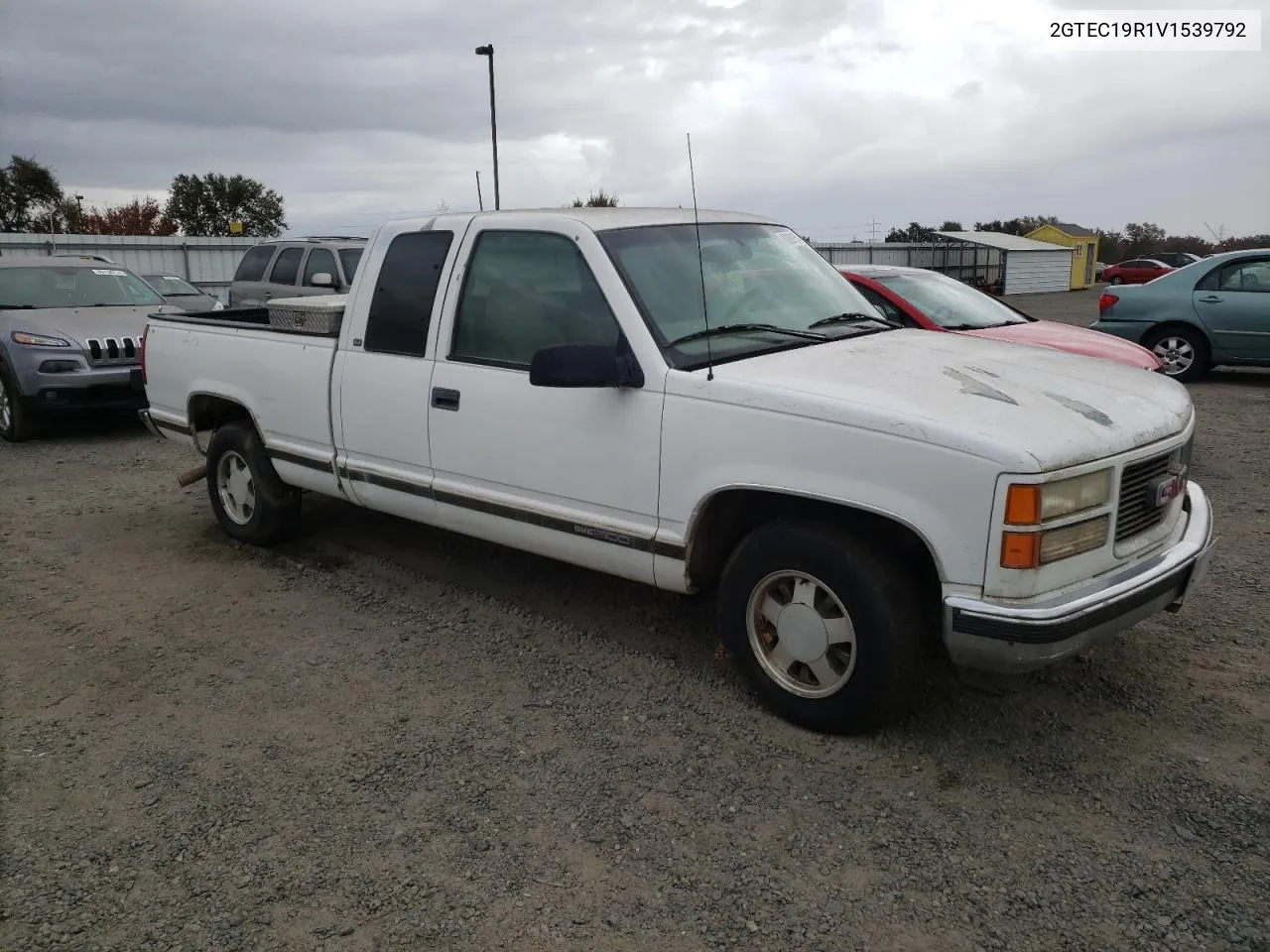 1997 GMC Sierra C1500 VIN: 2GTEC19R1V1539792 Lot: 80091554