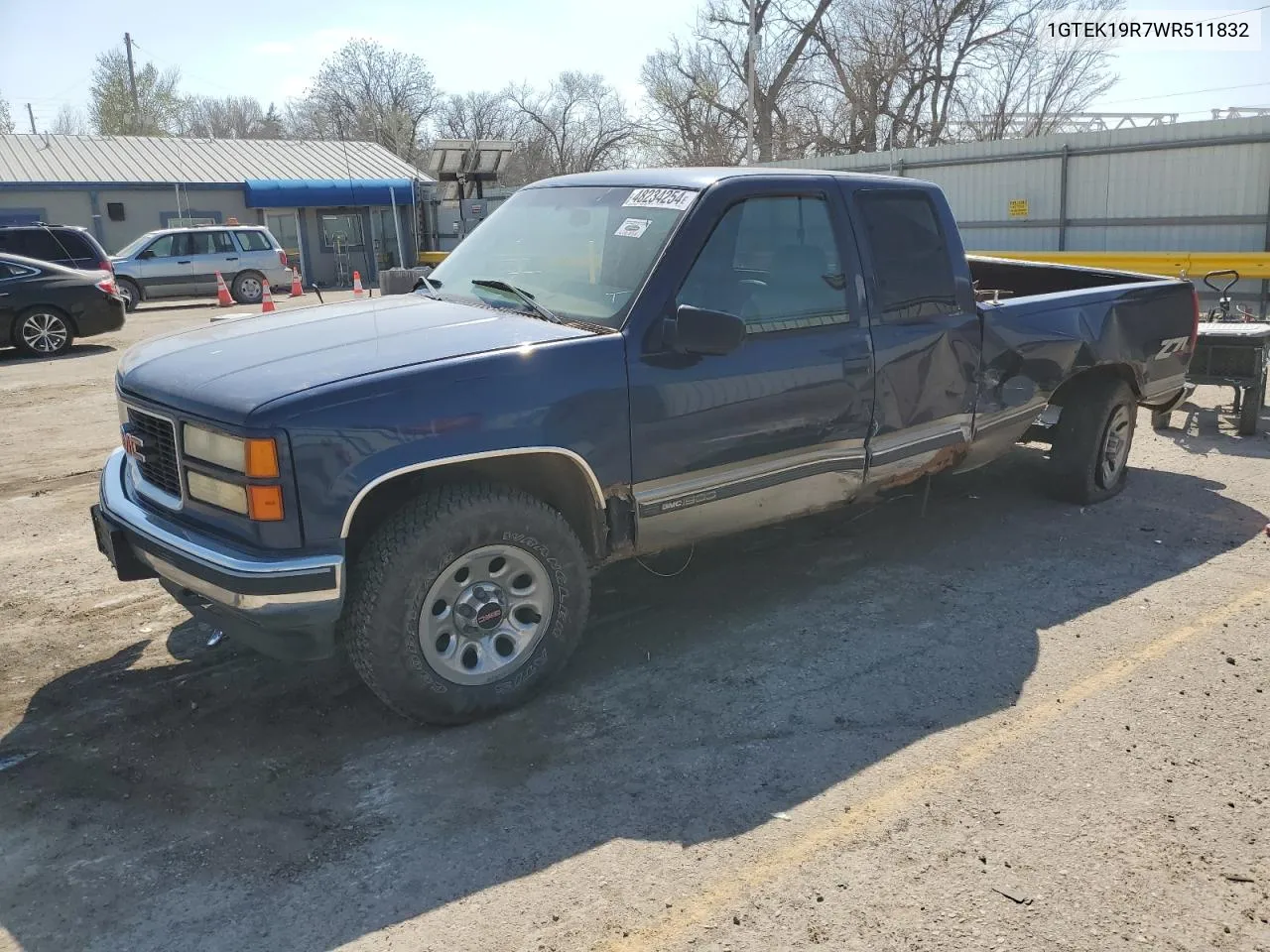 1998 GMC Sierra K1500 VIN: 1GTEK19R7WR511832 Lot: 48234254