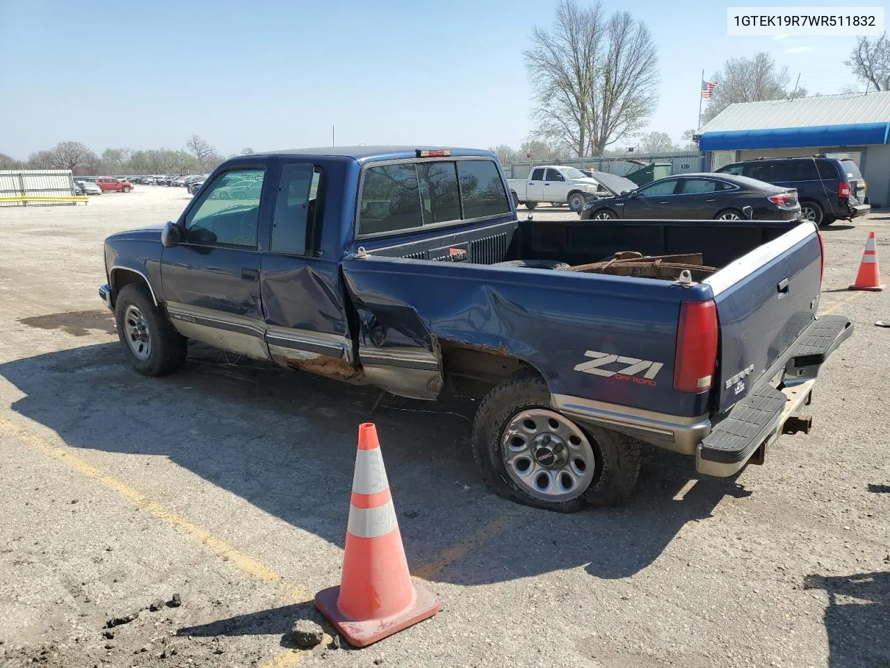 1998 GMC Sierra K1500 VIN: 1GTEK19R7WR511832 Lot: 48234254