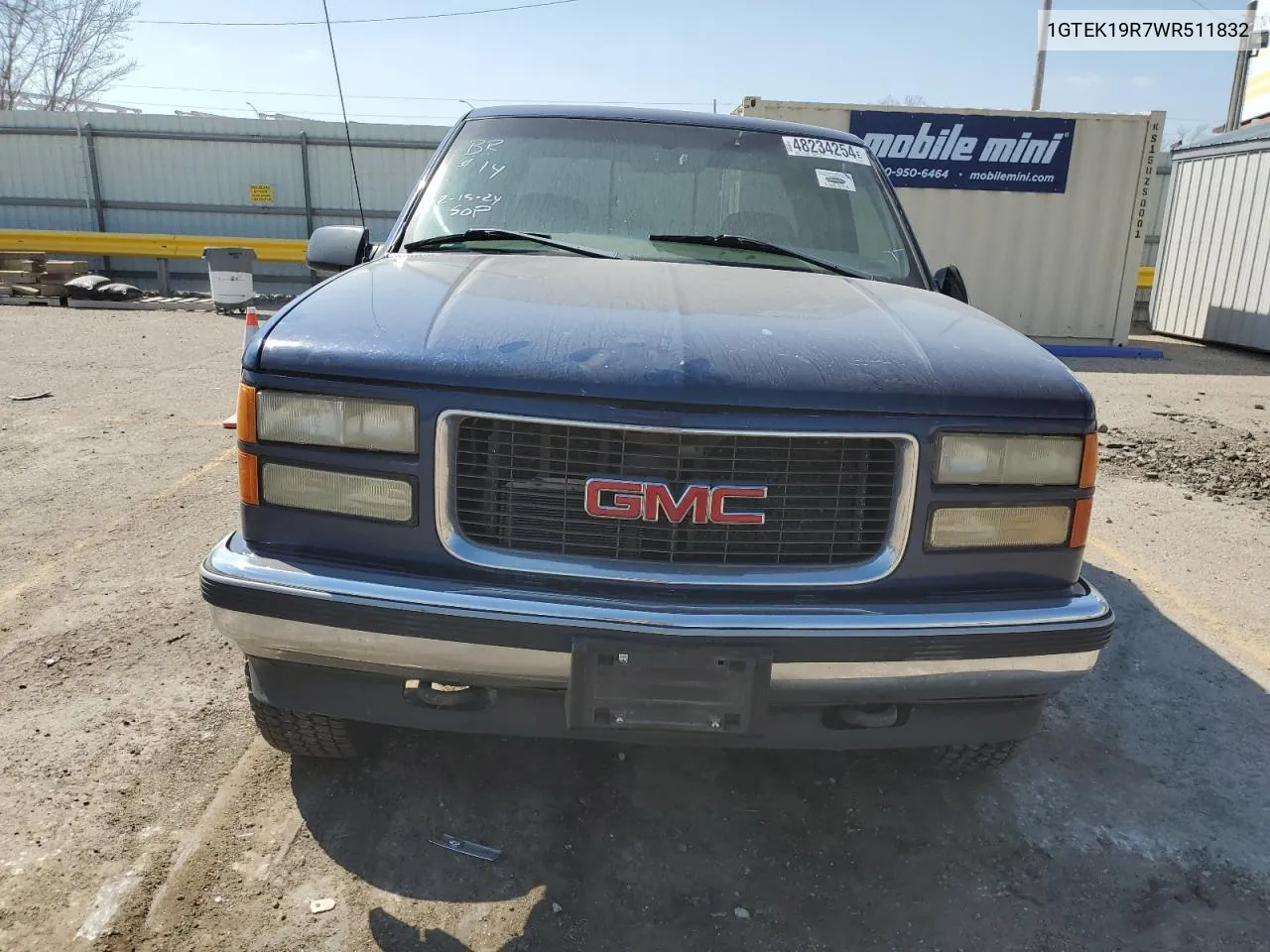 1998 GMC Sierra K1500 VIN: 1GTEK19R7WR511832 Lot: 48234254