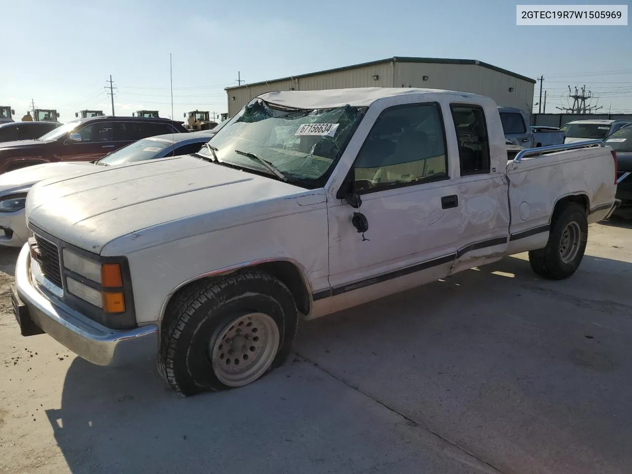 1998 GMC Sierra C1500 VIN: 2GTEC19R7W1505969 Lot: 67156634