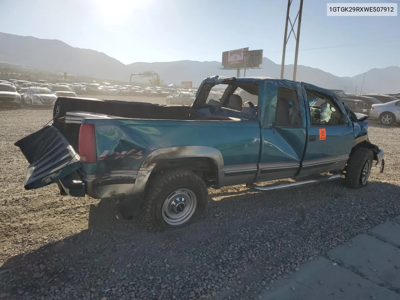 1998 GMC Sierra K2500 VIN: 1GTGK29RXWE507912 Lot: 67655674