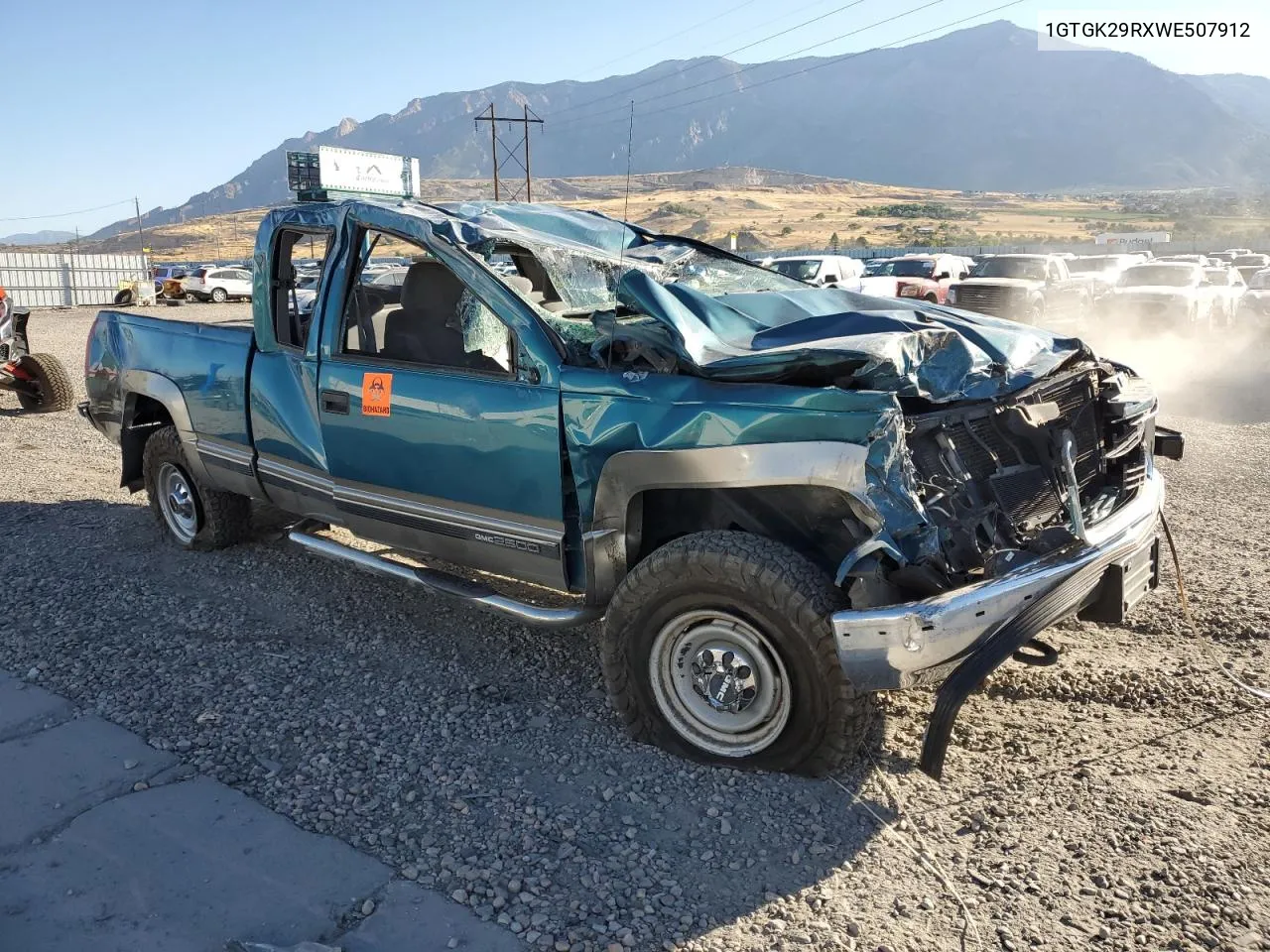 1998 GMC Sierra K2500 VIN: 1GTGK29RXWE507912 Lot: 67655674