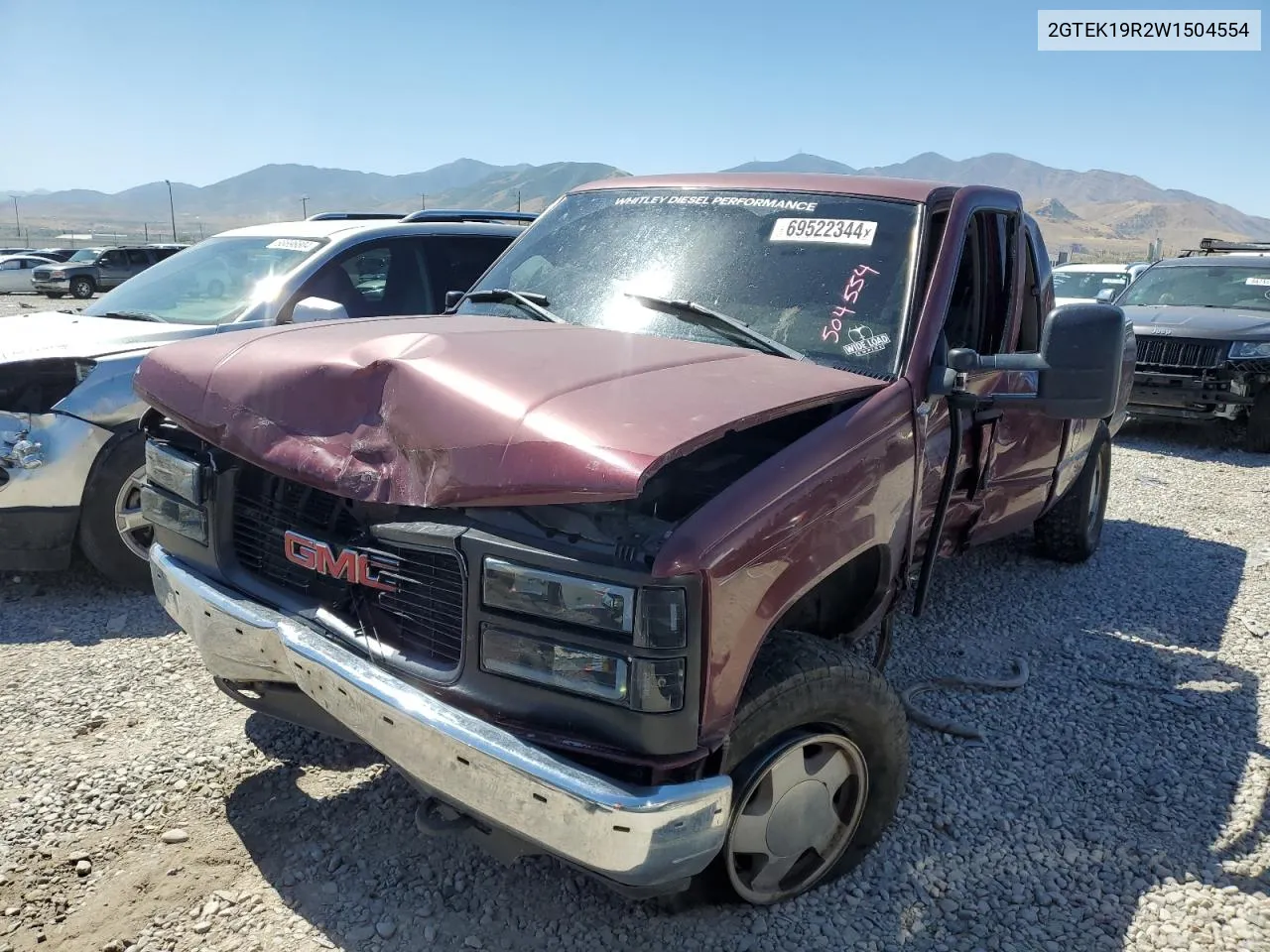 1998 GMC Sierra K1500 VIN: 2GTEK19R2W1504554 Lot: 69522344