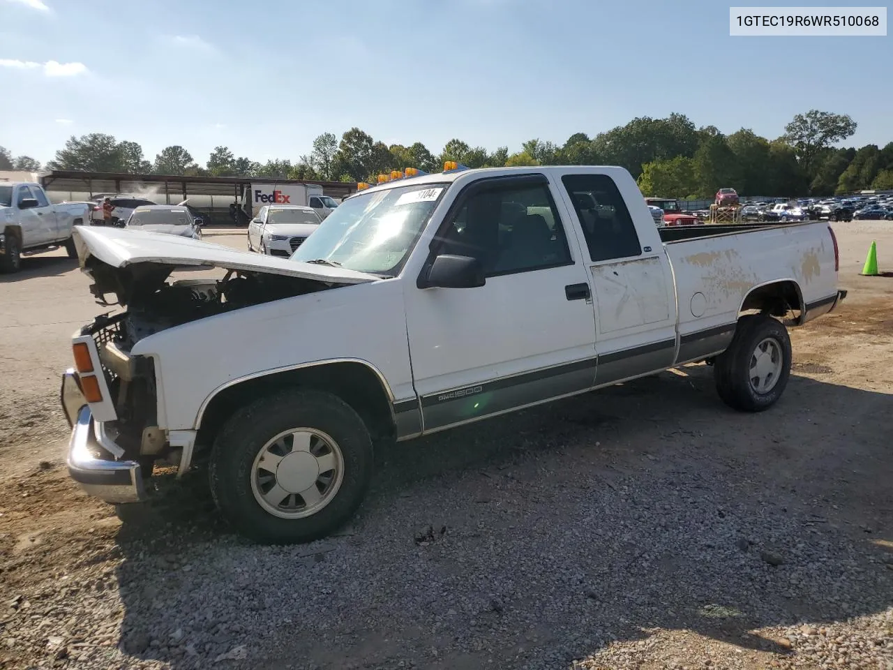 1998 GMC Sierra C1500 VIN: 1GTEC19R6WR510068 Lot: 71228104