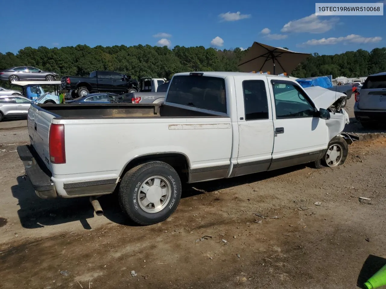 1998 GMC Sierra C1500 VIN: 1GTEC19R6WR510068 Lot: 71228104