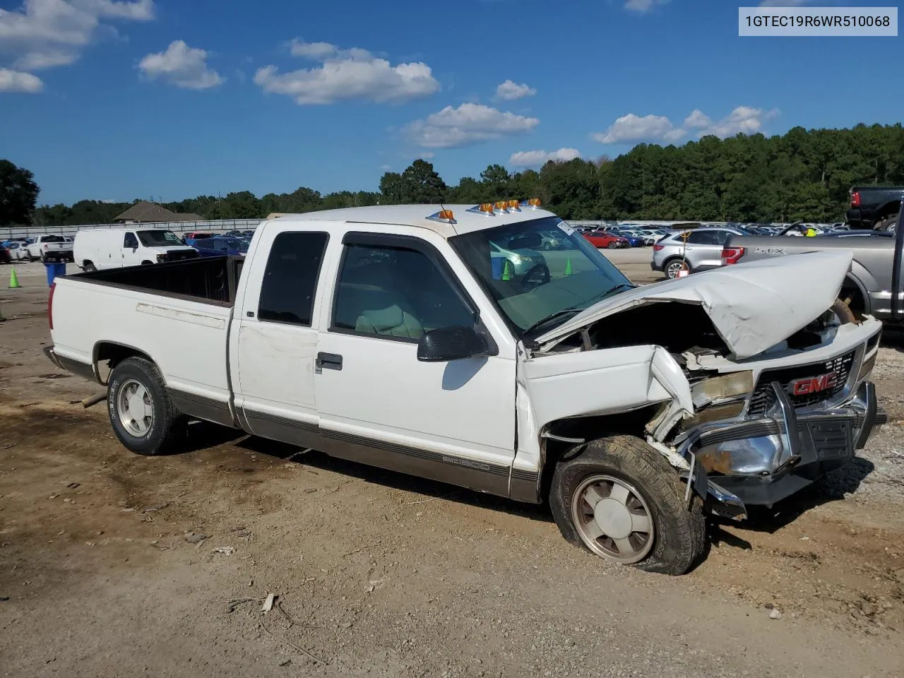 1998 GMC Sierra C1500 VIN: 1GTEC19R6WR510068 Lot: 71228104