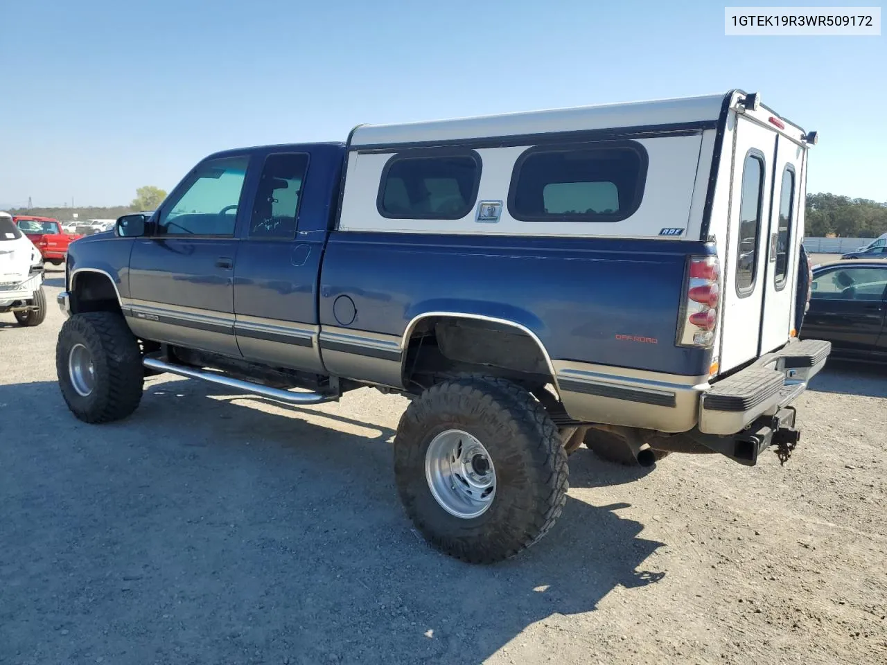 1998 GMC Sierra K1500 VIN: 1GTEK19R3WR509172 Lot: 72733884