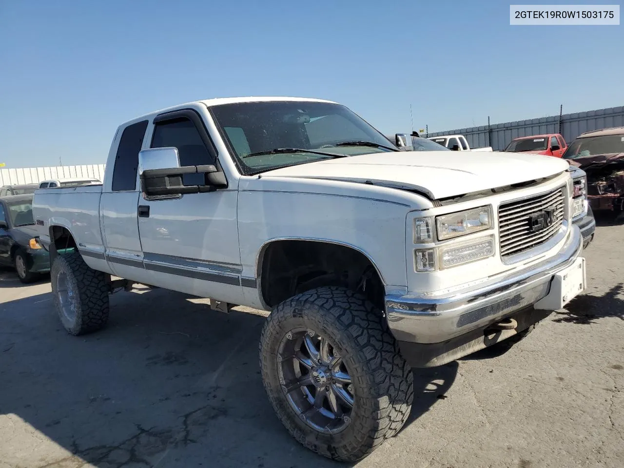 1998 GMC Sierra K1500 VIN: 2GTEK19R0W1503175 Lot: 72769784