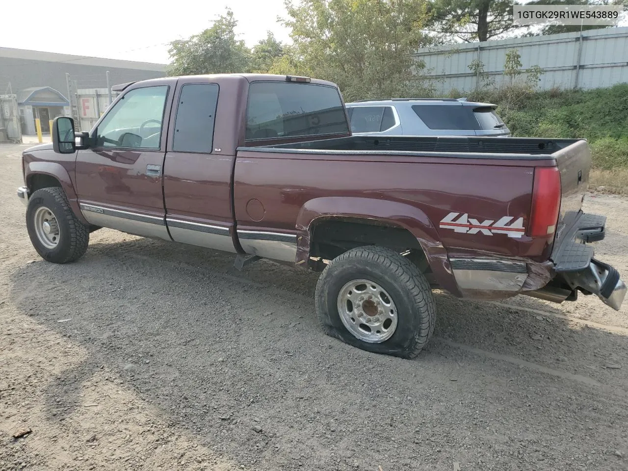 1998 GMC Sierra K2500 VIN: 1GTGK29R1WE543889 Lot: 75187704