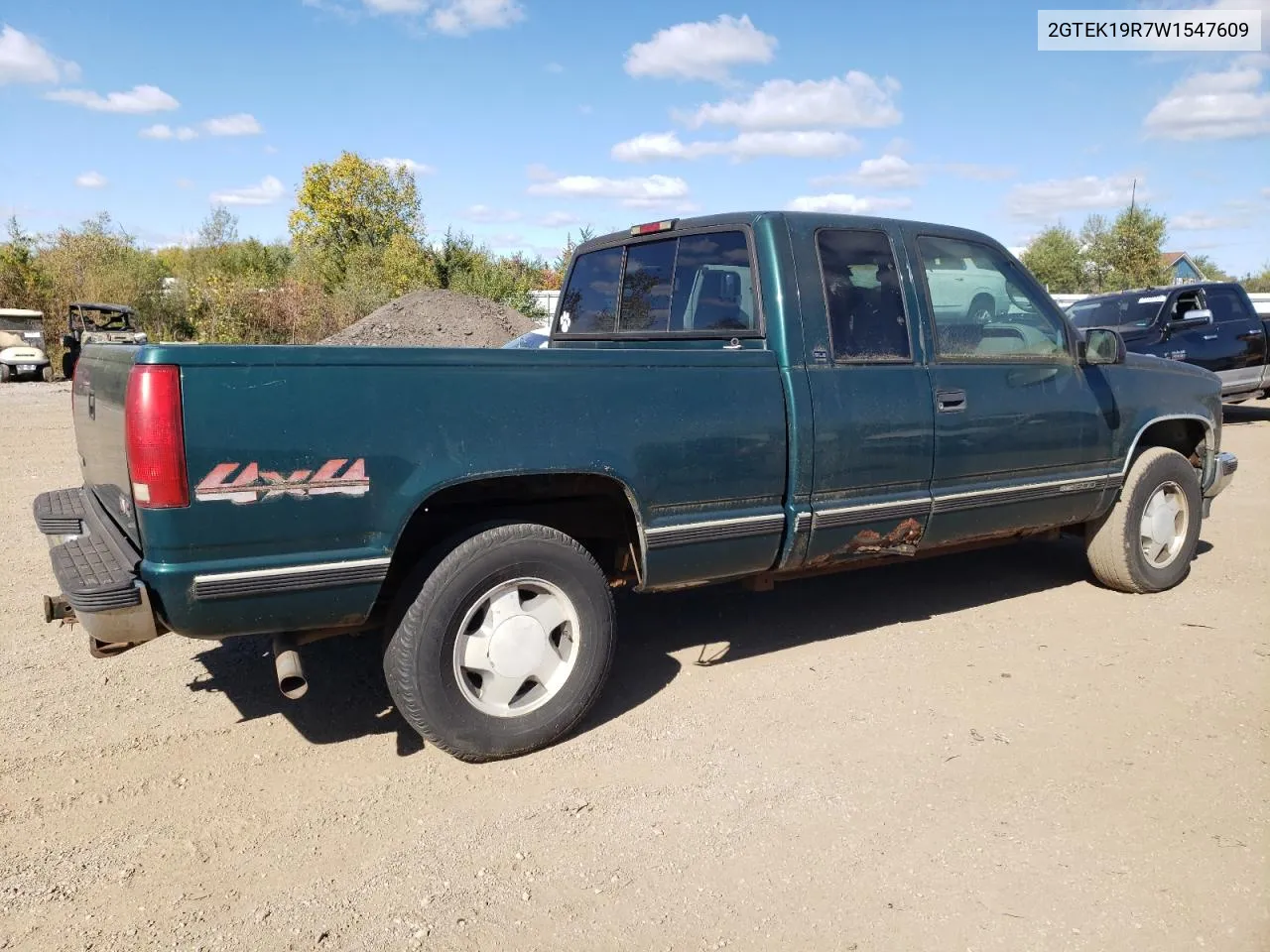 1998 GMC Sierra K1500 VIN: 2GTEK19R7W1547609 Lot: 75332694