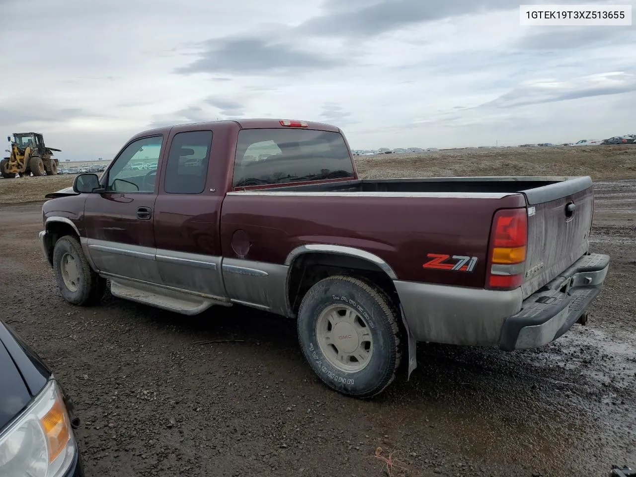 1999 GMC New Sierra K1500 VIN: 1GTEK19T3XZ513655 Lot: 46831184