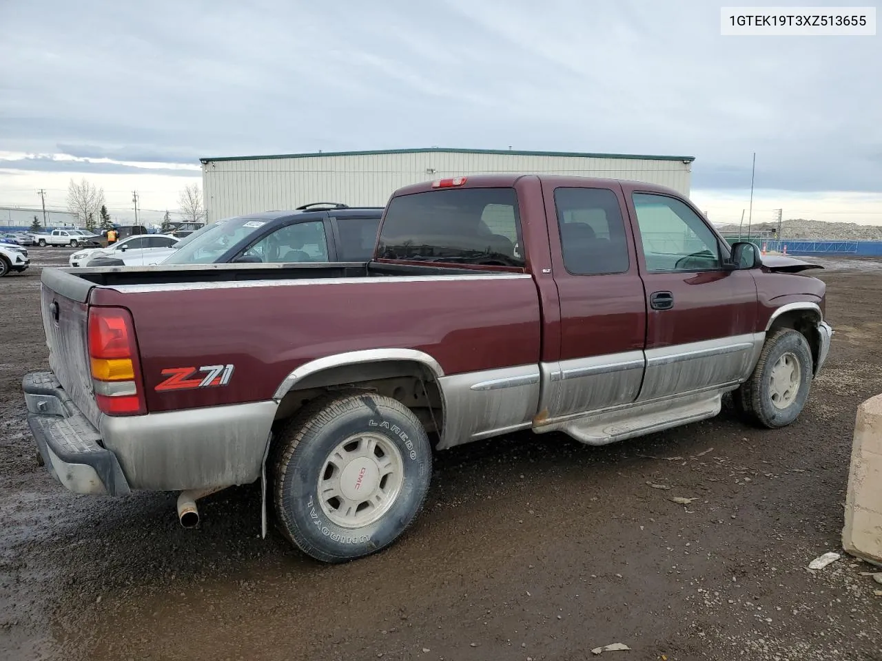 1999 GMC New Sierra K1500 VIN: 1GTEK19T3XZ513655 Lot: 46831184