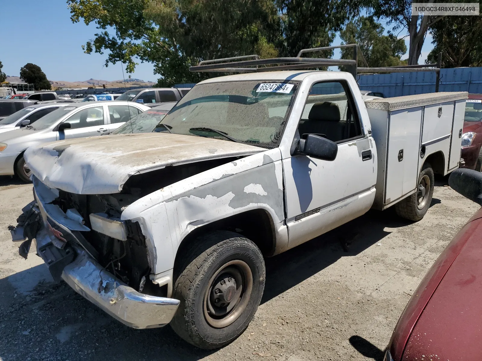 1999 GMC Sierra C3500 VIN: 1GDGC34R8XF046498 Lot: 65247864