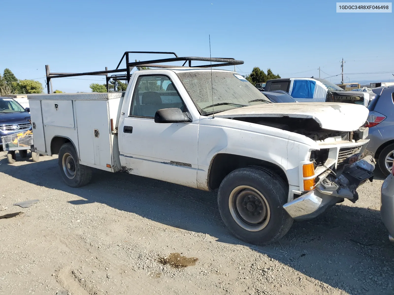 1999 GMC Sierra C3500 VIN: 1GDGC34R8XF046498 Lot: 65247864