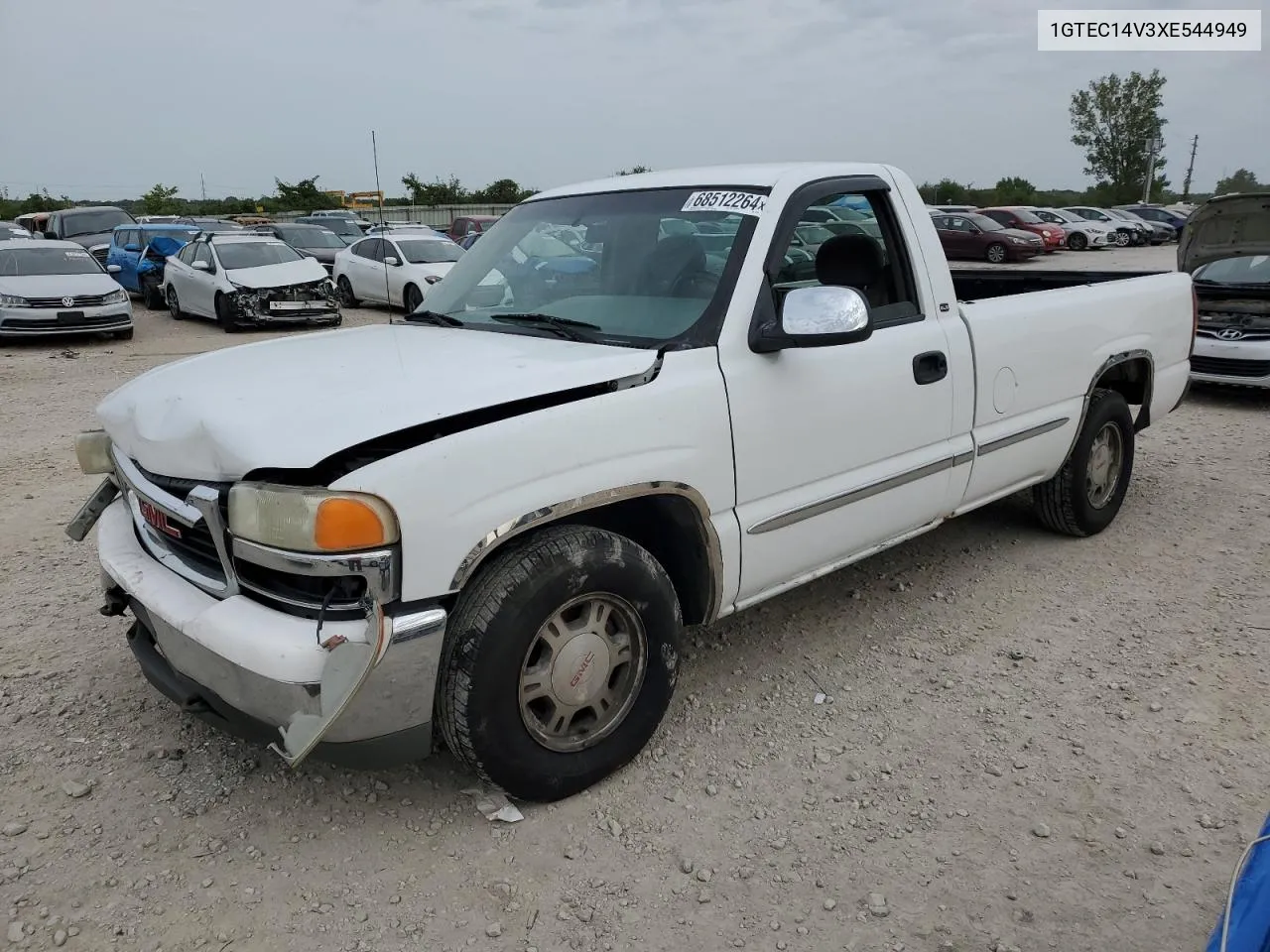 1999 GMC New Sierra C1500 VIN: 1GTEC14V3XE544949 Lot: 68512264