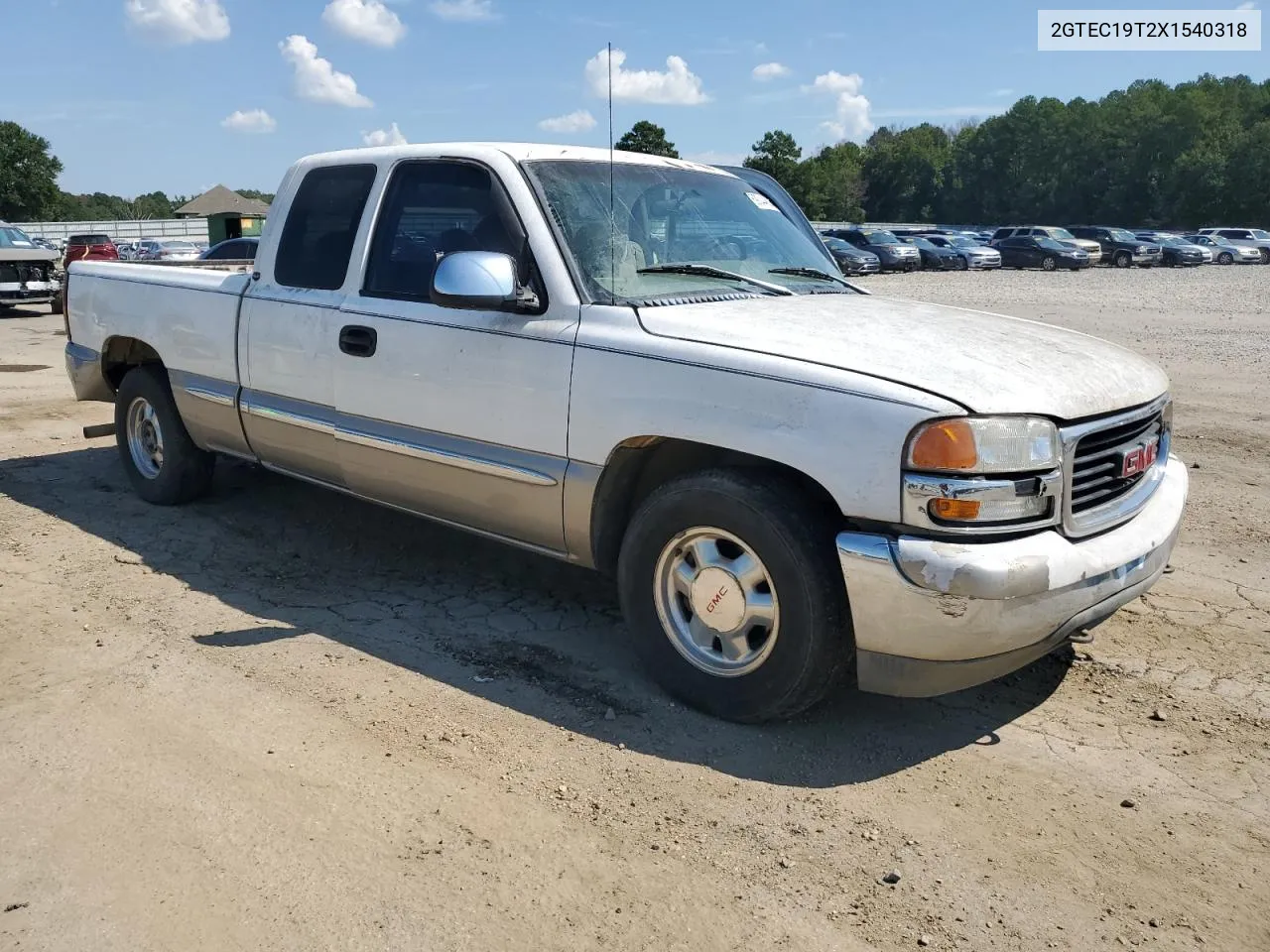 1999 GMC New Sierra C1500 VIN: 2GTEC19T2X1540318 Lot: 69044804