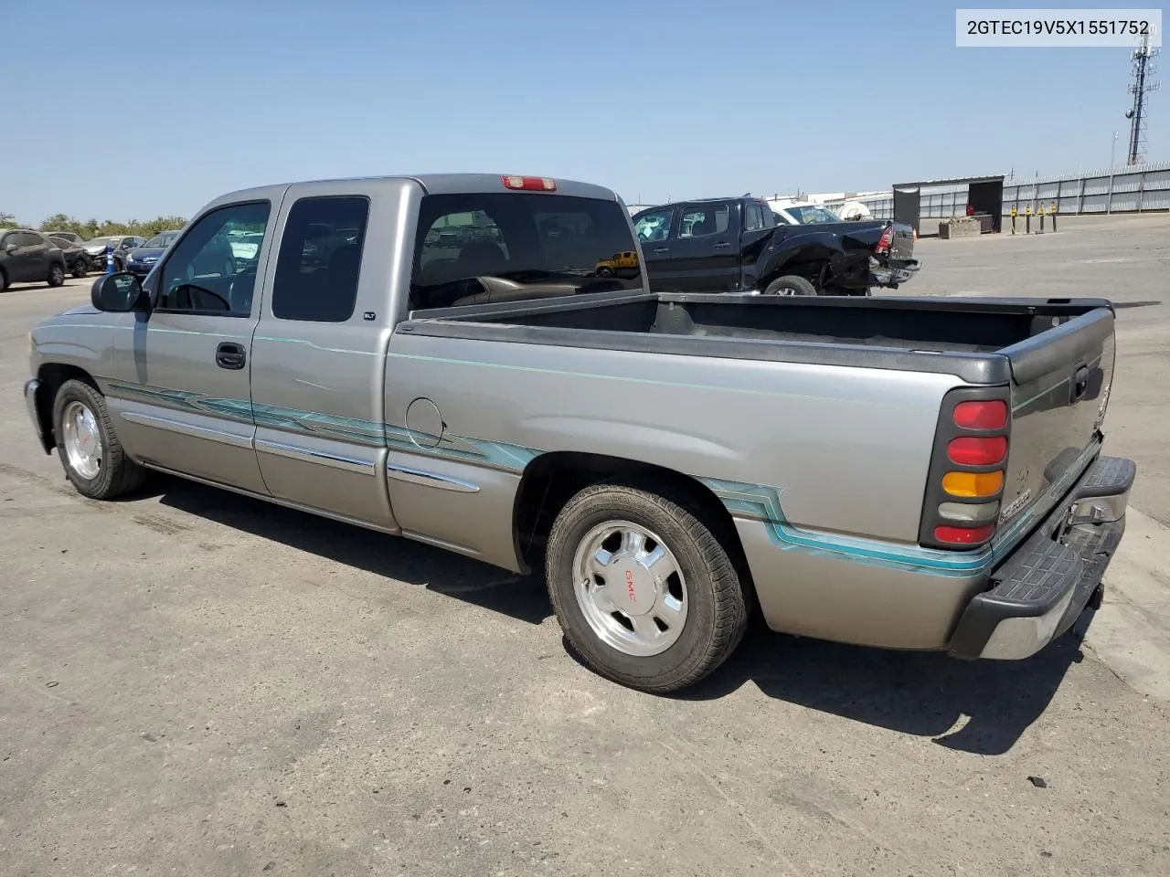 1999 GMC New Sierra C1500 VIN: 2GTEC19V5X1551752 Lot: 69993154