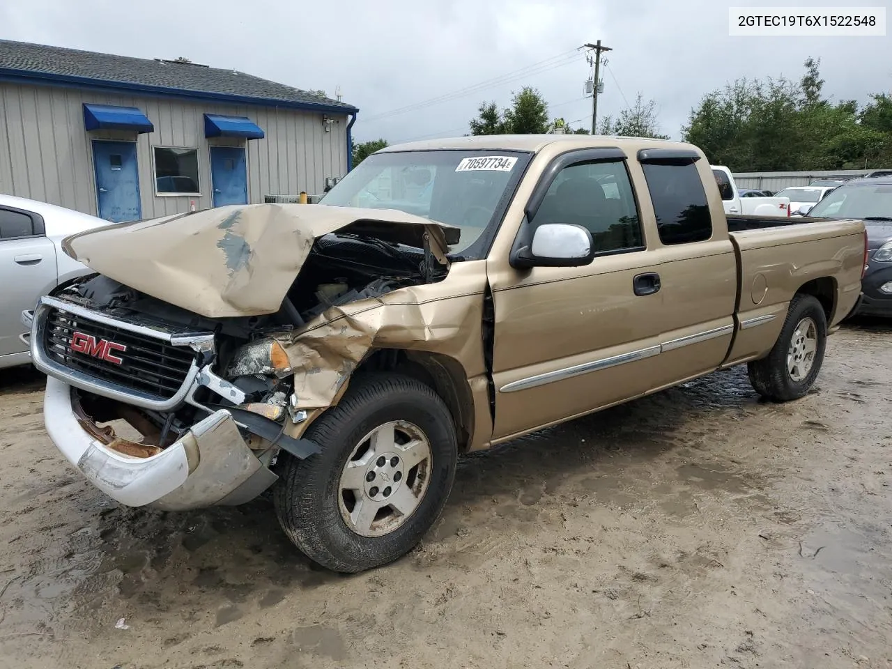 1999 GMC New Sierra C1500 VIN: 2GTEC19T6X1522548 Lot: 70597734