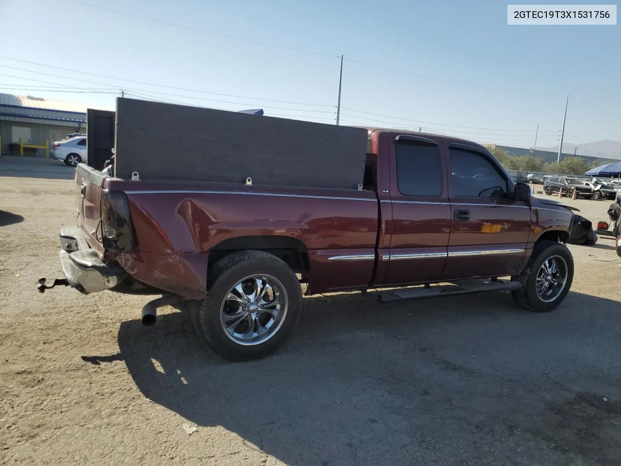 1999 GMC New Sierra C1500 VIN: 2GTEC19T3X1531756 Lot: 71671154