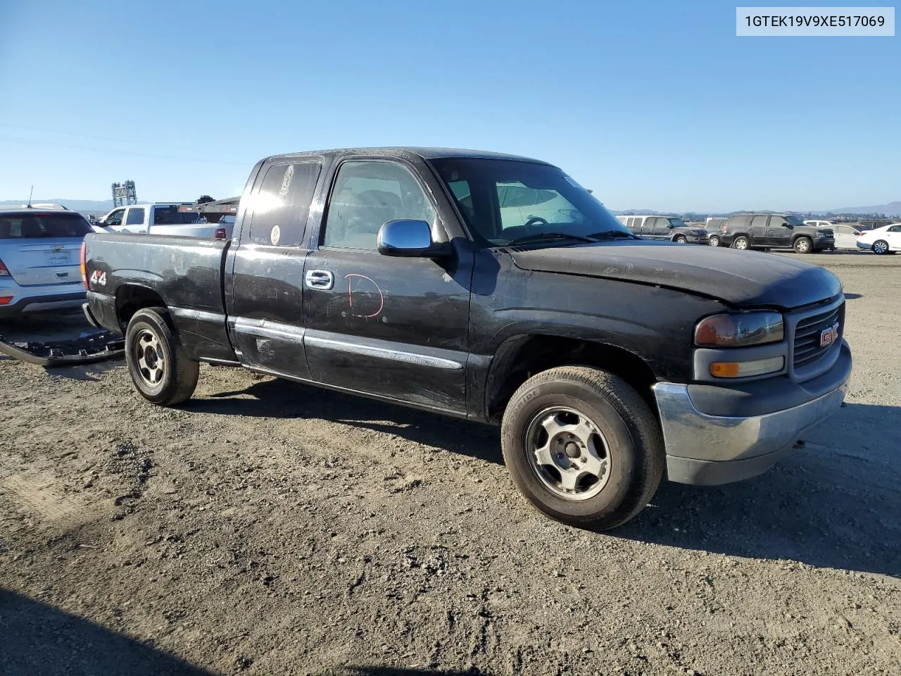 1999 GMC New Sierra K1500 VIN: 1GTEK19V9XE517069 Lot: 71808744