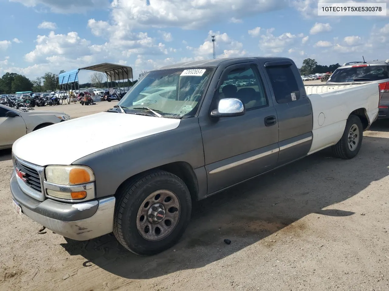 1999 GMC New Sierra C1500 VIN: 1GTEC19T5XE530378 Lot: 72692654