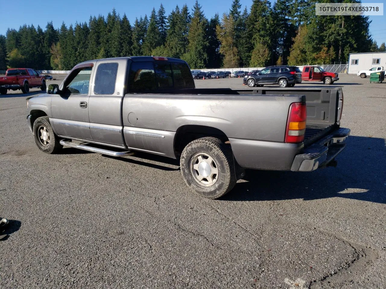 1999 GMC New Sierra K1500 VIN: 1GTEK19T4XE553718 Lot: 74939034