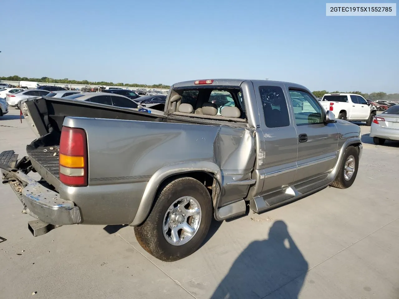 1999 GMC New Sierra C1500 VIN: 2GTEC19T5X1552785 Lot: 75531104