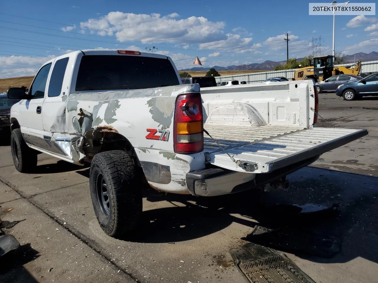 1999 GMC New Sierra K1500 VIN: 2GTEK19T8X1550662 Lot: 75829934