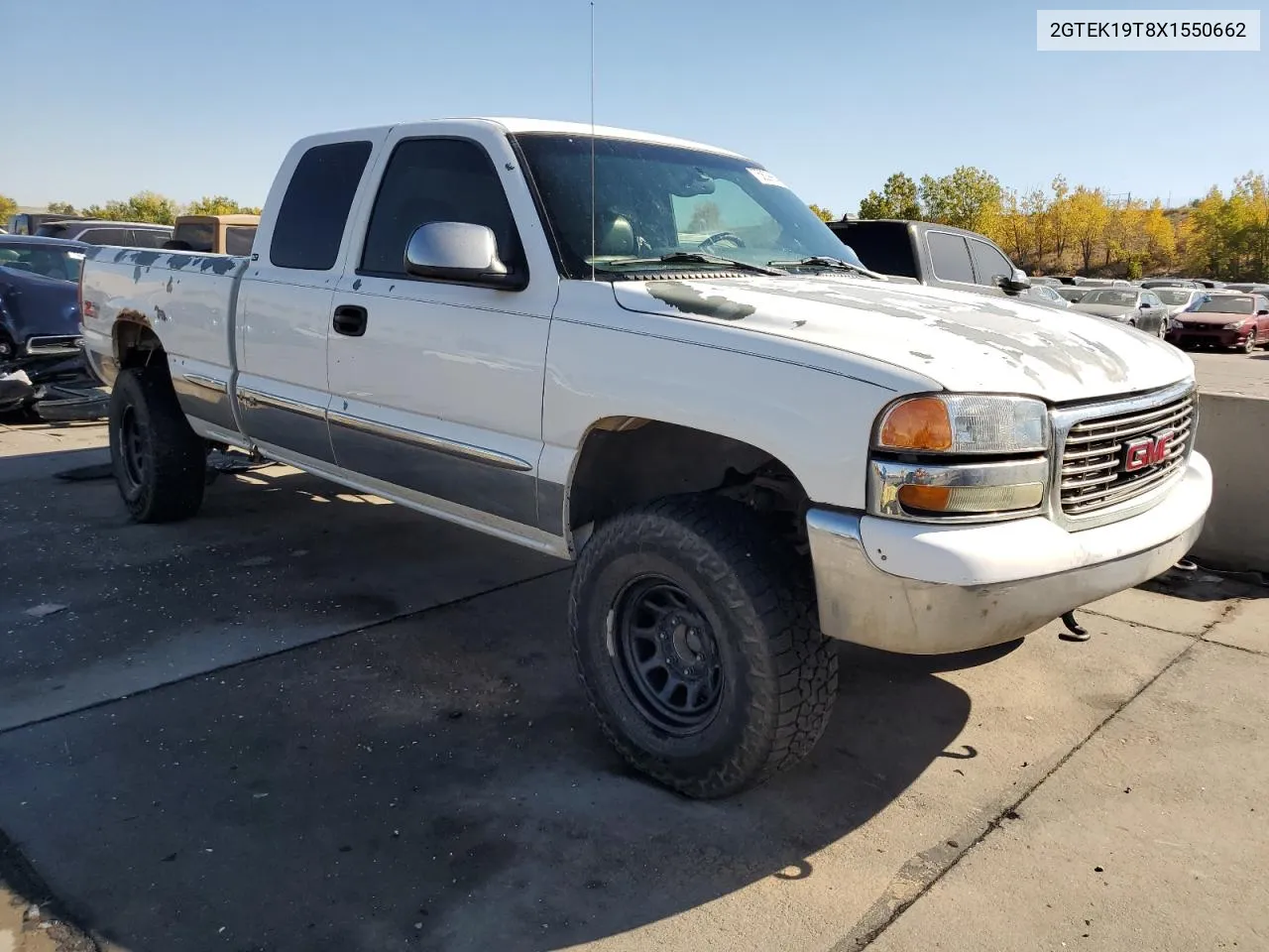 1999 GMC New Sierra K1500 VIN: 2GTEK19T8X1550662 Lot: 75829934