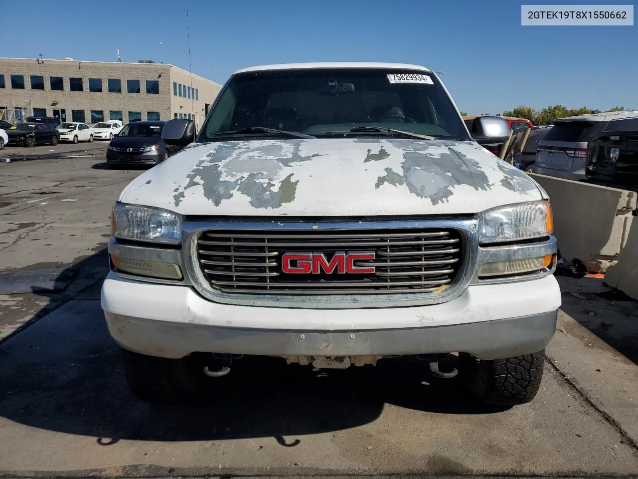 1999 GMC New Sierra K1500 VIN: 2GTEK19T8X1550662 Lot: 75829934