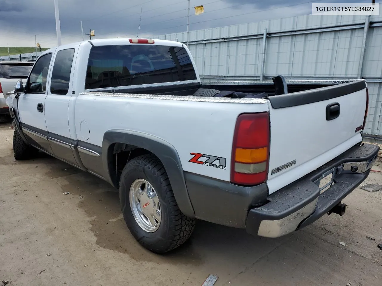 2000 GMC New Sierra K1500 VIN: 1GTEK19T5YE384827 Lot: 54876273