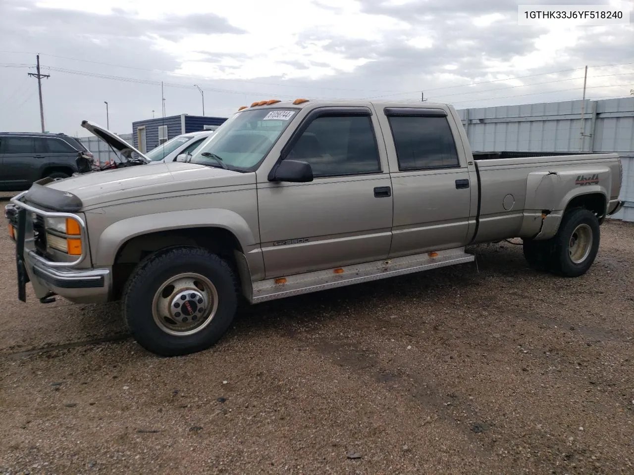 2000 GMC Sierra K3500 VIN: 1GTHK33J6YF518240 Lot: 61058744