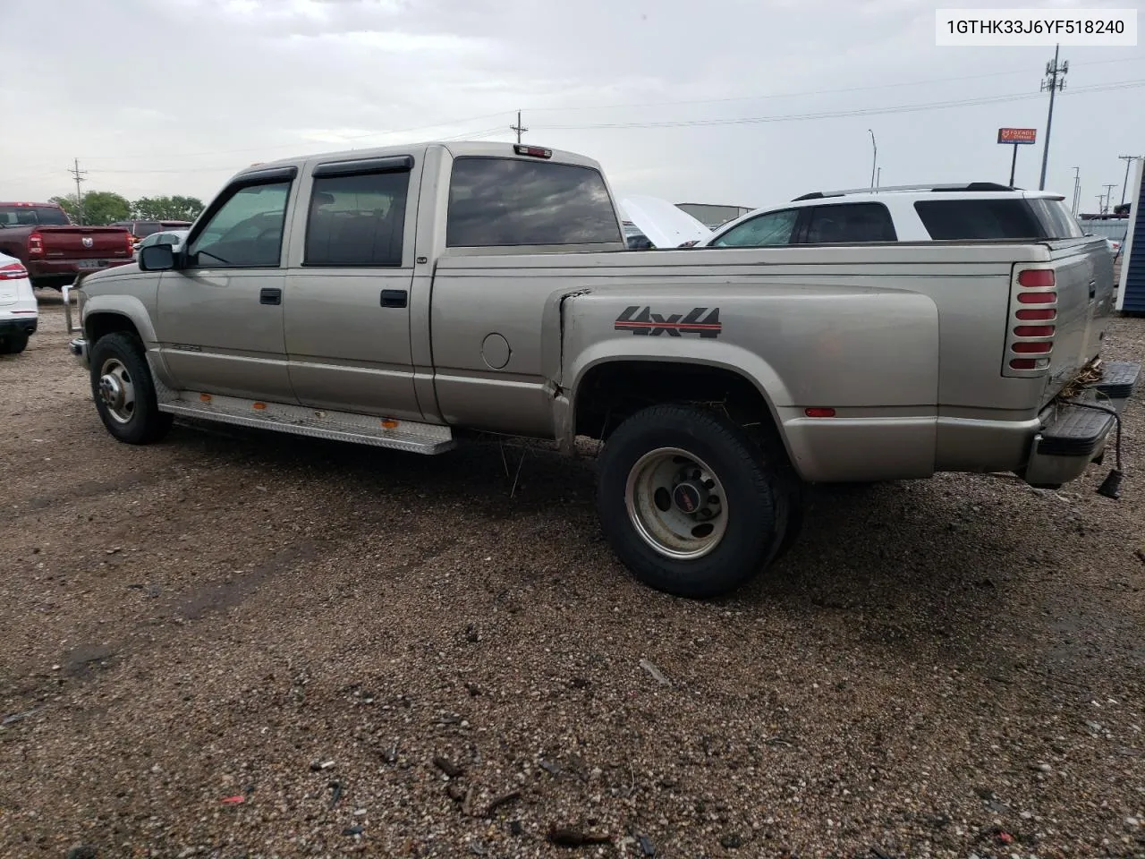 2000 GMC Sierra K3500 VIN: 1GTHK33J6YF518240 Lot: 61058744