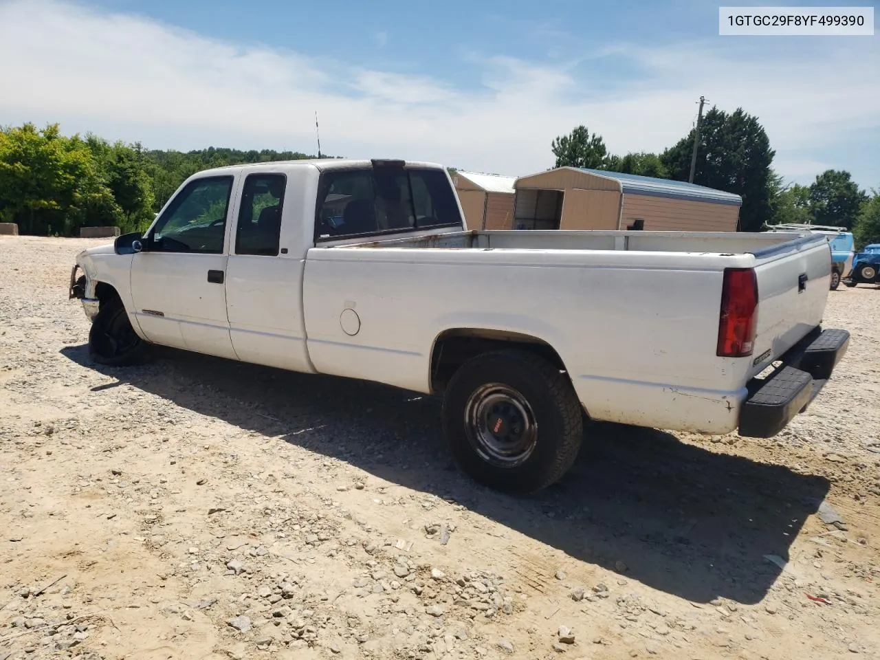 2000 GMC Sierra C2500 VIN: 1GTGC29F8YF499390 Lot: 62605874