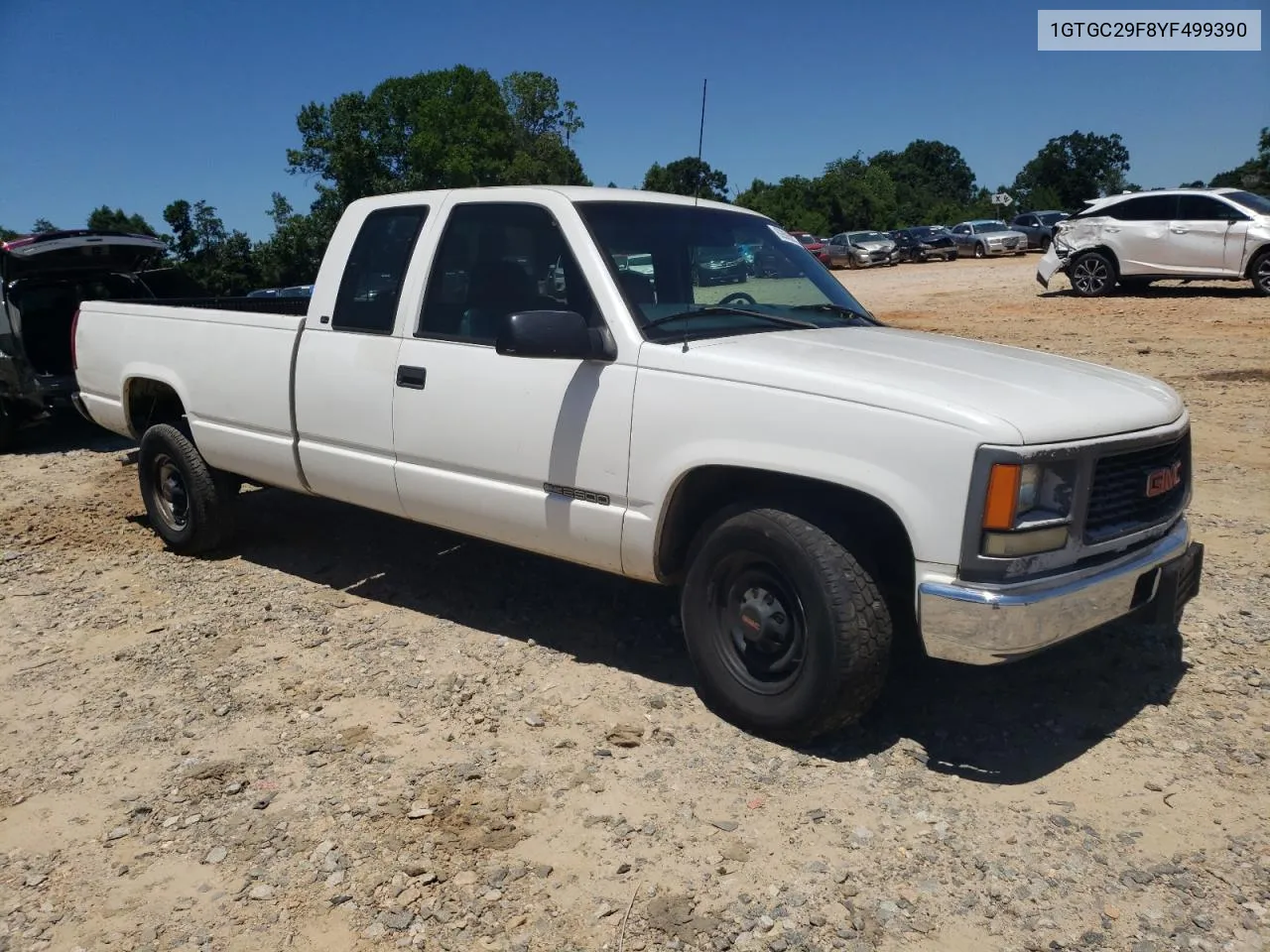 2000 GMC Sierra C2500 VIN: 1GTGC29F8YF499390 Lot: 62605874