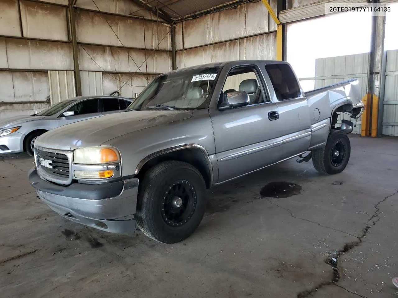 2000 GMC New Sierra C1500 VIN: 2GTEC19T7Y1164135 Lot: 67587174