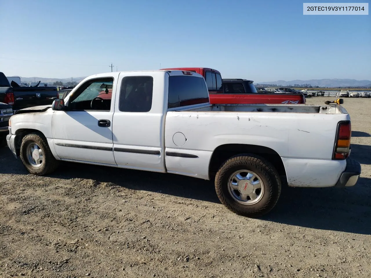 2000 GMC New Sierra C1500 VIN: 2GTEC19V3Y1177014 Lot: 68485094