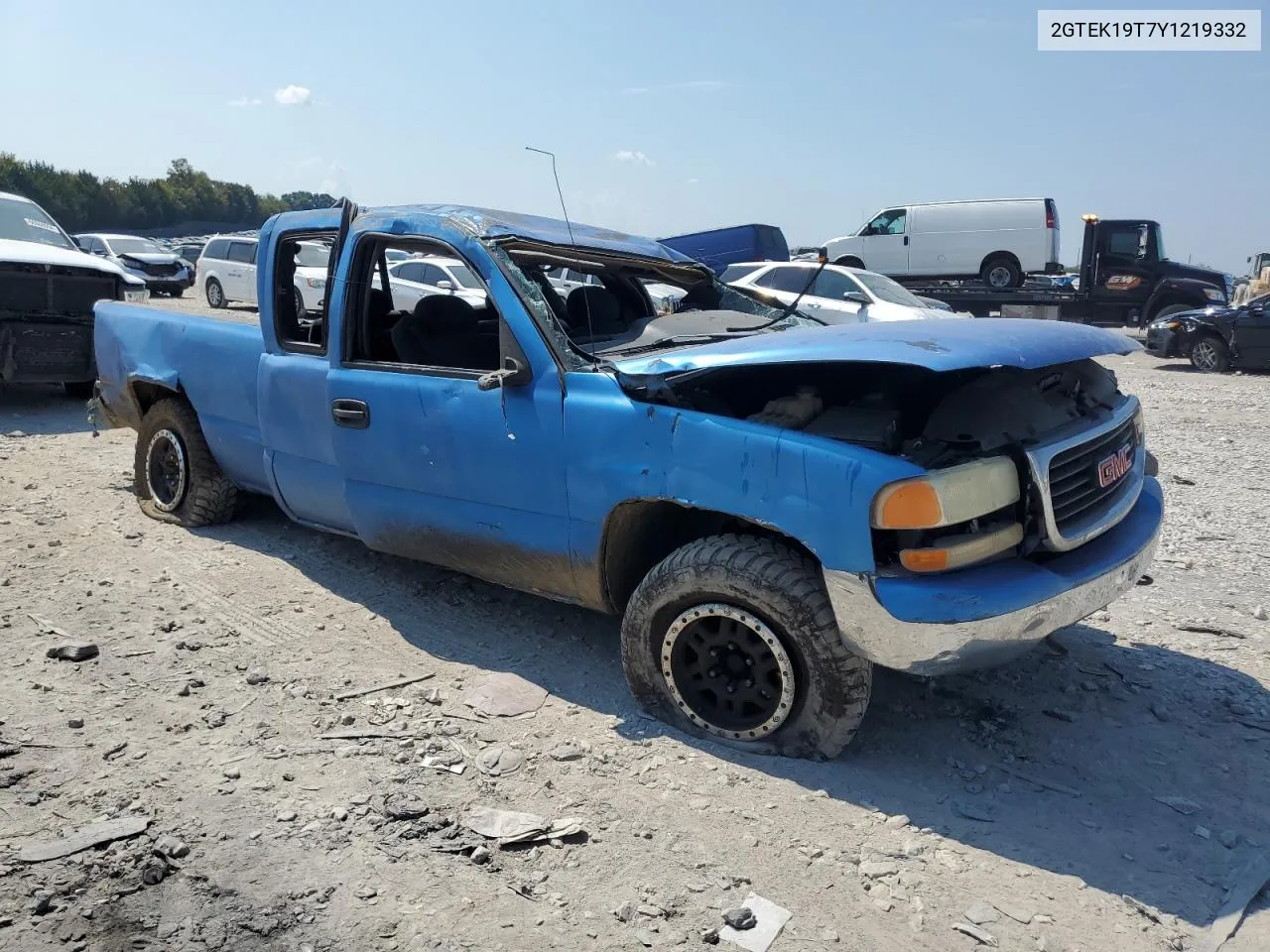 2000 GMC New Sierra K1500 VIN: 2GTEK19T7Y1219332 Lot: 69587074