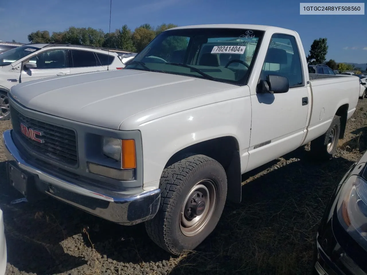 2000 GMC Sierra C2500 VIN: 1GTGC24R8YF508560 Lot: 70241404